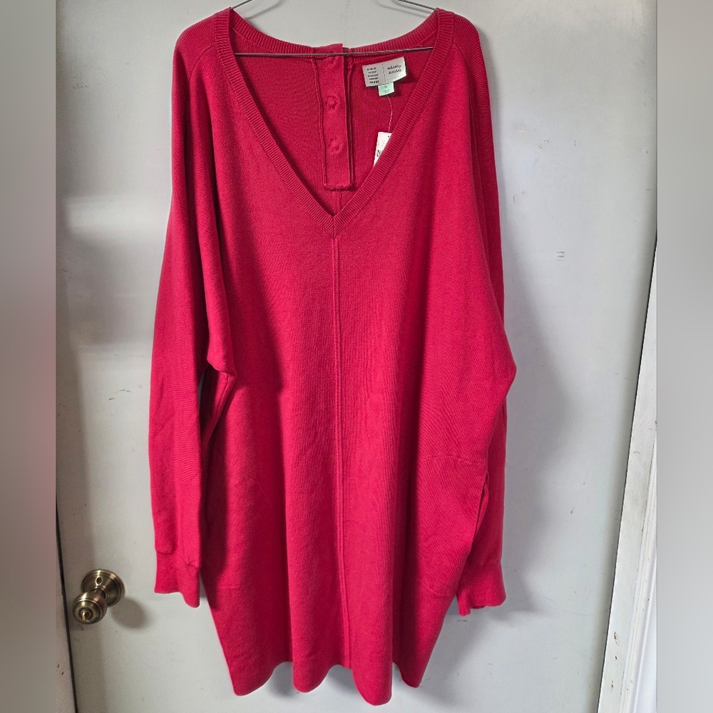 Anthropologie Saturday-Sunday Oversized Tunic Sweater Dress